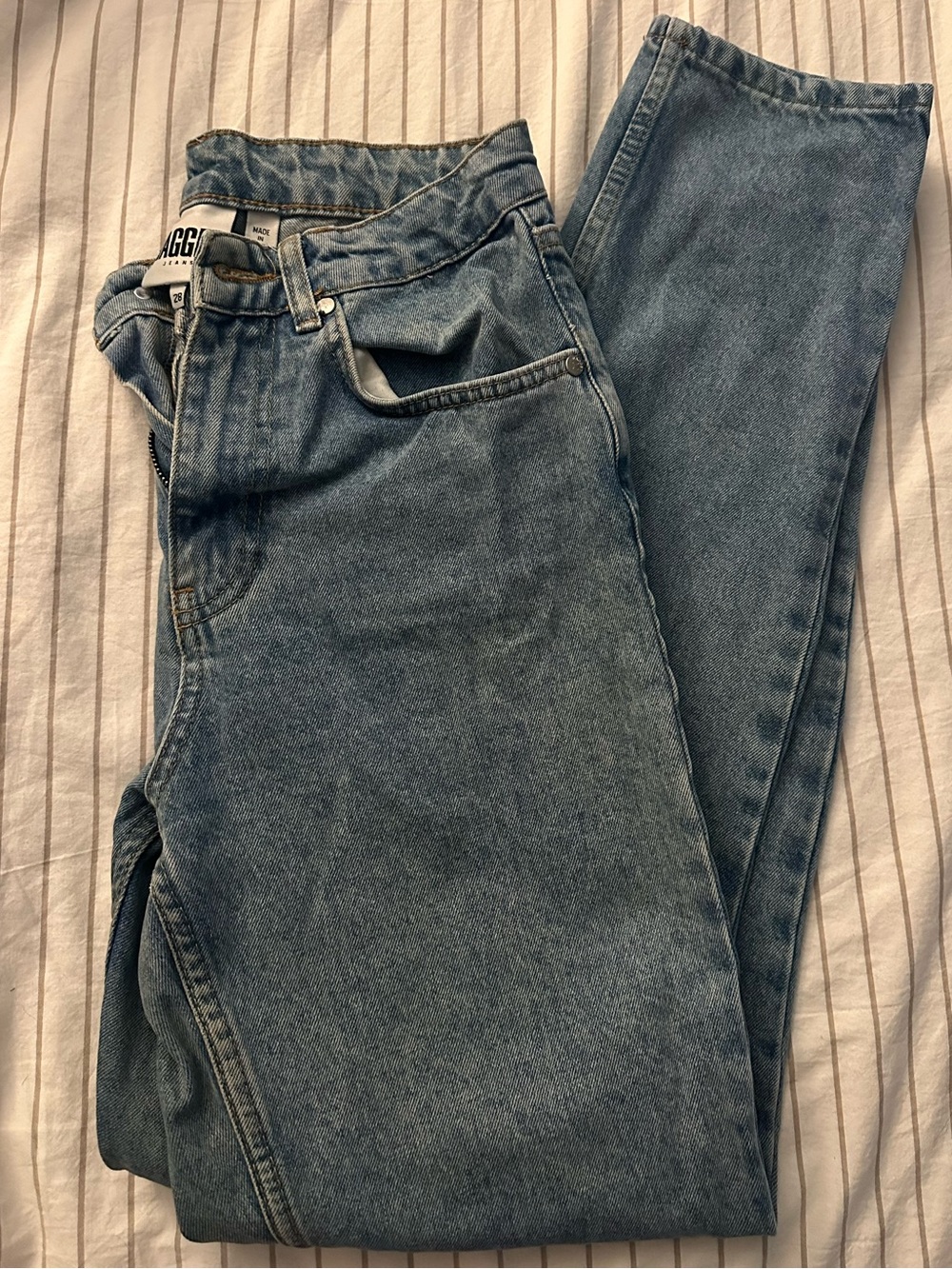 Ragged Jeans Women's Straight Leg in Light Blue Wash
